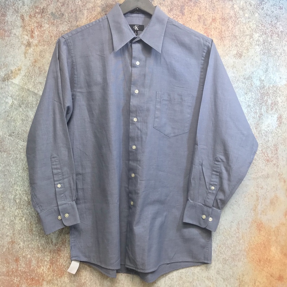 Calvin Klein Men’s Dress Shirt Button Down L 16 32